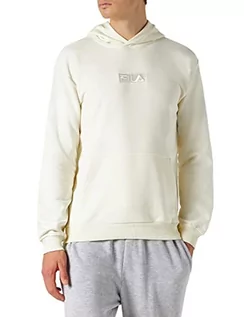 Bluzy męskie - FILA Męska bluza z kapturem BELTINCI Hoody, Egret, L - grafika 1