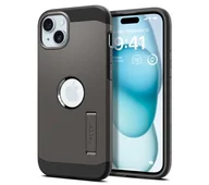 Etui i futerały do telefonów - Spigen Tough Armor MagFit do iPhone 15 gun metal - miniaturka - grafika 1