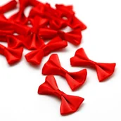 Scrapbooking - Kokarda Muszka Ozdobna 4X2,5Cm Czerwona 2 Szt. - miniaturka - grafika 1