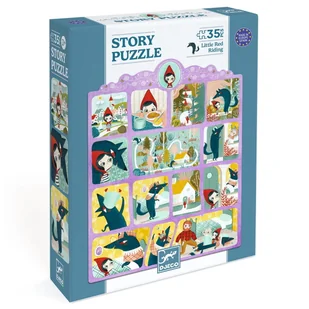 Puzzle opowieść - CZERWONY KAPTUREK 35 el. DJ07050 - Puzzle - miniaturka - grafika 1