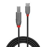 Kable USB - CABLE USB2 C-B 0.5M/ANTHRA 36940 LINDY - miniaturka - grafika 1