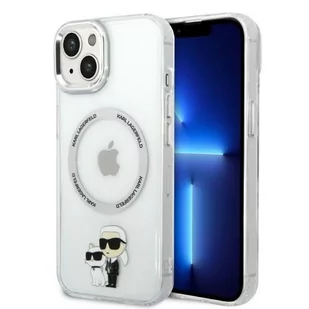 Karl Lagerfeld KLHMP14SHNKCIT iPhone 14 6,1" hardcase transparent Iconic Karl&Choupette Magsafe - Etui i futerały do telefonów - miniaturka - grafika 1