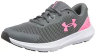 Buty dla dziewczynek - Under Armour UA GGS Surge 3, Trampki do biegania Dziewczyny, Pitch Gray, 36.5 EU - miniaturka - grafika 1