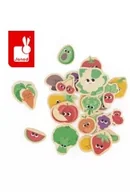 Zabawki kreatywne - Zestaw drewnianych magnesów Owoce i warzywa - miniaturka - grafika 1