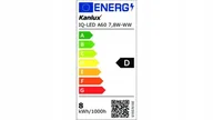 Żarówki LED - Żarówka Led E27 Iq-led A60 7,8W-WW 1055lm 2700K barwa ciepła 36676 - miniaturka - grafika 1