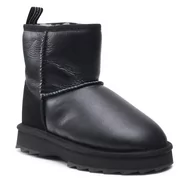 Śniegowce damskie - Emu Australia Buty Sharky Mini Town W12637 Black - miniaturka - grafika 1