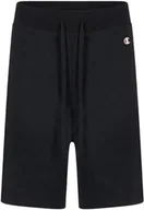 Spodenki damskie - Champion Legacy American Classics Pro Jersey szorty damskie z logo C, Czarny, S - miniaturka - grafika 1