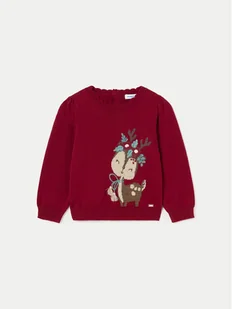 Mayoral Sweter 2322 Czerwony Regular Fit - Swetry dla chłopców - miniaturka - grafika 1