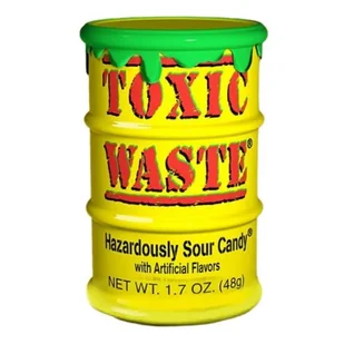 Toxic Waste Yellow Drum Extreme Sour Candy 42g - Cukierki - miniaturka - grafika 1