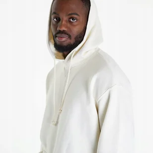 REEBOK BLUZA SPORTOWA MĘSKA R.M KREMOWA BIAŁA KAPTUR KANGUR - Bluzy męskie - miniaturka - grafika 1