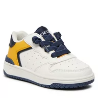 Buty dla chłopców - Sneakersy Geox J Washiba Boy J45LQB 05411 C0592 M White/Yellow - miniaturka - grafika 1