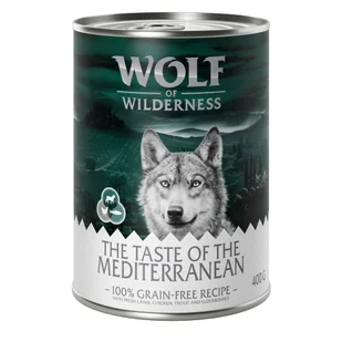 Wolf of Wilderness Korzystny pakiet of Wilderness The Taste Of" 12 x 400 g The Taste Of The Mediterranean - Mokra karma dla psów - miniaturka - grafika 2