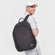 Plecaki - LACOSTE\PLECAK TAPE BACKPACK CZARNY NH3873UG - Lacoste - miniaturka - grafika 1