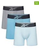 Majtki męskie - Reebok Bokserki (3 pary) "Hegarty" w kolorze błękitno-szarym - miniaturka - grafika 1