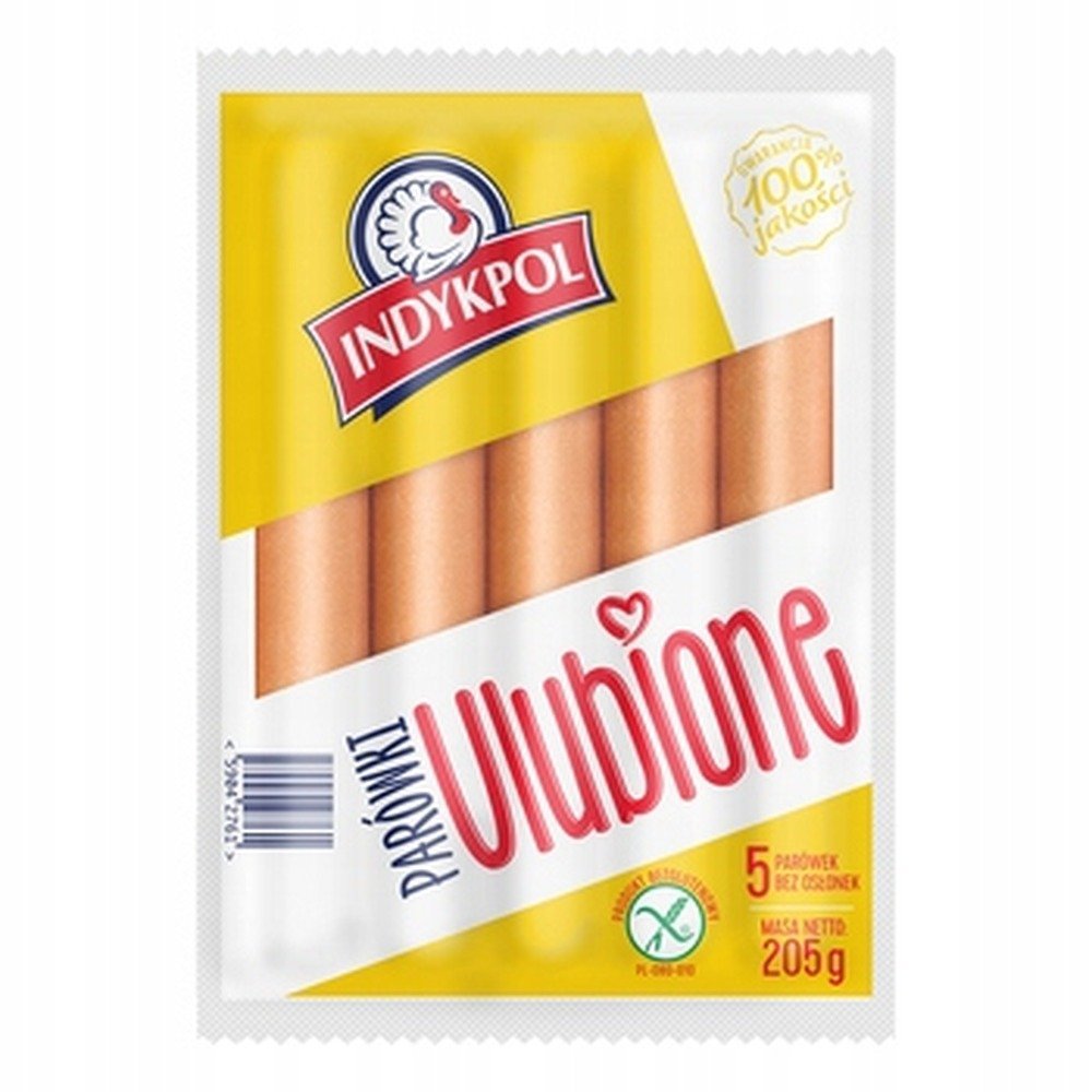 Parówki Hot Dog Indykpol około 2 kg