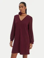 Sukienki - Rinascimento Sukienka koktajlowa CFC0126757003 Bordowy Regular Fit - miniaturka - grafika 1