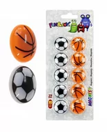 Magnesy - Hasta Magnes Okr 29 Piłka Mix Kol 350346 B/c Op10szt - miniaturka - grafika 1