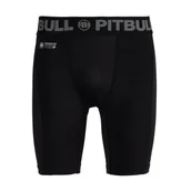 Kimona, stroje i obuwie - Spodenki kompresyjne męskie Pitbull Performance Compression czarne 992202900001 S - miniaturka - grafika 1
