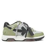 Sneakersy męskie - Sneakersy Off-White OMIA189S22LEA0015710 Zielony - miniaturka - grafika 1