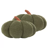 Poduszki dekoracyjne - 2 poduszki dekoracyjne boucle dynia ⌀ 35 cm zielone MUNCHKIN - miniaturka - grafika 1