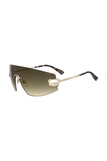 Okulary przeciwsłoneczne - Moschino okulary przeciwsłoneczne MOS120/S damskie kolor złoty - grafika 1