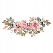 Pasmanteria - Naprasowanka Kwiaty Termo Naklejka Na Odzież 1 - miniaturka - grafika 1