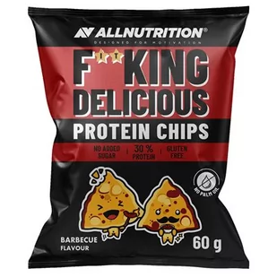 ALLNUTRITION FITKING DELICIOUS PROTEIN CHIPS BARBECUE 60G - Chipsy - miniaturka - grafika 1