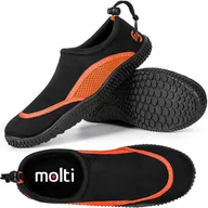 Pływanie - Buty do wody MOLTI BW001 pomarańczowe 36 - miniaturka - grafika 1