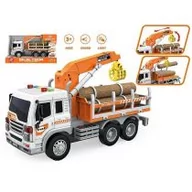 Samochody i pojazdy dla dzieci - Ciężarówka z ładowarką do drewna 1:16... - miniaturka - grafika 1