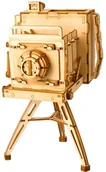 Puzzle - Robotime Technology (Suzhou) CO.,LTD. Drewniany Model Puzzle Kamera Organizer TG403 - miniaturka - grafika 1