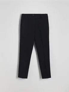 Reserved - Spodnie cygaretki w kant - czarny - Spodnie damskie - miniaturka - grafika 1