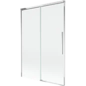 Parawany nawannowe - Mexen Rox parawan nawannowy 2-skrzydłowy rozsuwany 120 x 150 cm, transparent, chrom - 8C9-120-001-01-00 - miniaturka - grafika 1