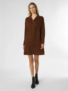 Noisy May - Sukienka damska Newalice, brązowy - Sukienki - miniaturka - grafika 1