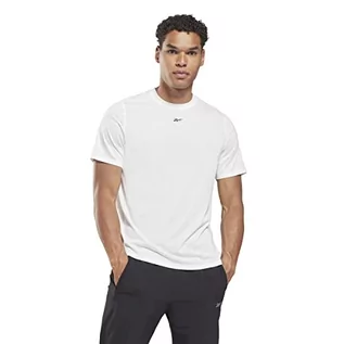 Koszulki męskie - Reebok Męska koszulka z długim rękawem, czarna, XL, Czarny, XS - grafika 1