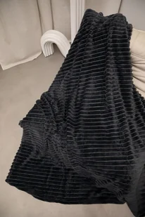 Cotton World Koc Pluszowy 160x200 Ciemnoszary - Koce - miniaturka - grafika 1