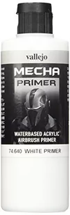 Vallejo Farba akrylowa Mecha Primer - White / 200ml Vallejo 74640 - Kolejki i akcesoria - miniaturka - grafika 1