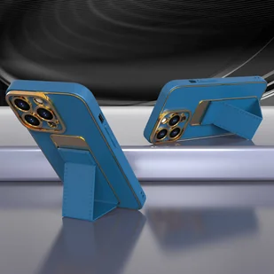 New Kickstand Case etui do iPhone 12 Pro z podstawką fioletowy - Etui i futerały do telefonów - miniaturka - grafika 4