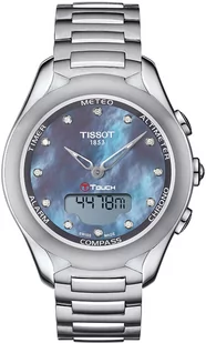 Zegarek Tissot T-Touch T075.220.11.106.01 - Zegarki damskie - miniaturka - grafika 1