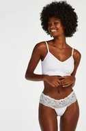 Majtki damskie - Hunkemöller Stringi typu bokserki Florence Biały - miniaturka - grafika 1