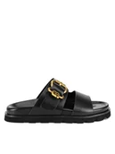 Klapki i japonki damskie - Gino Rossi Klapki 4781-25 Czarny - miniaturka - grafika 1