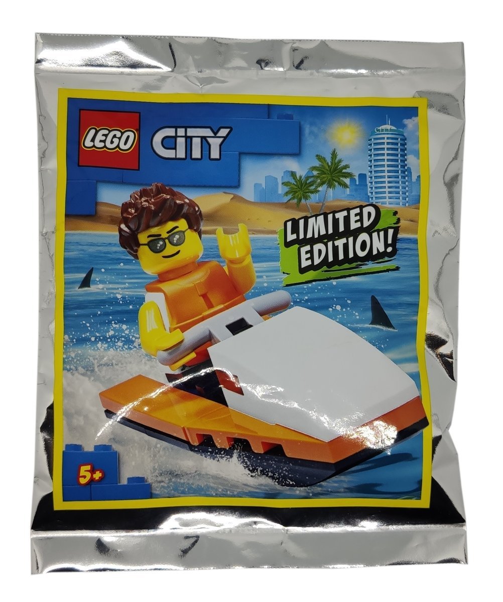 LEGO City Zestaw - Guy on Water Scooter 952008 polybag klocki