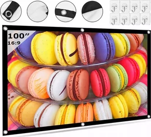 Ekran do projektora Zenwire EKRAN PROJEKCYJNY Przenośny Składany 16:9 218x122 cm 100 Cali - Ekrany projekcyjne - miniaturka - grafika 1