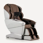 Stoły i łóżka do masażu - Fotel masujący Fujiiryoki JP4000 - brązowo-szary - miniaturka - grafika 1
