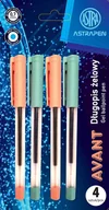 Długopisy - Długopis żelowy Avant Astra Pen 4 szt. - miniaturka - grafika 1