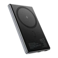 Powerbanki - Powerbank bezprzewodowy Allity APB-300 PD QC 20W 5000 mAh szary magnetyczny - miniaturka - grafika 1