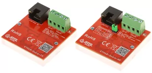 ZESTAW KONWERTERÓW UTP / 2-WIRE DO TRANSMISJI LAN+POE ETH10-2WIRE-SET KOMPLET 2 SZT ATTE - Akcesoria do alarmów - miniaturka - grafika 1
