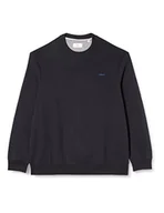 Bluzy męskie - s.Oliver Big Size Bluza męska z długim rękawem, niebieska, XXL, niebieski, XXL - miniaturka - grafika 1