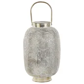 Lampiony i znicze - Beliani Lampion 40 cm metalowy złoty LANTAU - miniaturka - grafika 1