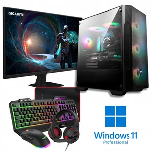 Komputer RYZEN RTX 3050 16GB DDR4 512GB M2 Zestaw Gamingowy - Zestawy komputerowe - miniaturka - grafika 1