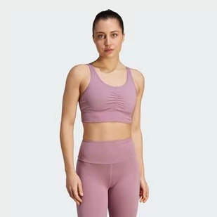 adidas Damski biustonosz treningowy Essentials Medium Support - średni wsparcie, Wonder Orchid, 2XL A-C - Biustonosze - miniaturka - grafika 1